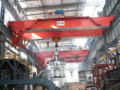 Hook Bridge Casting Overhead Crane with Electric Hoist.jpg